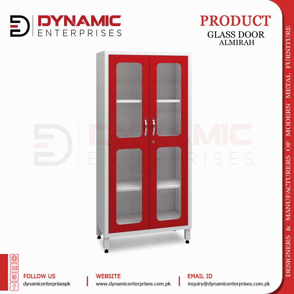 Mild Steel (MS) Double Glass Doors Cabinet Mild Steel (MS) Double Glass Doors Cabinet