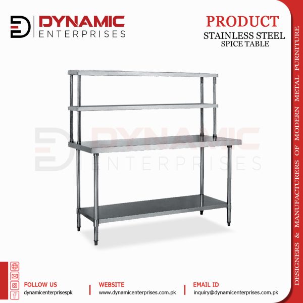 Stainless Steel Spice Table