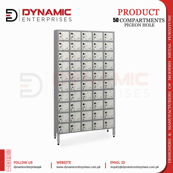 50 compartments pigeon hole locker