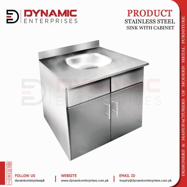 SS Sink with Cabinet